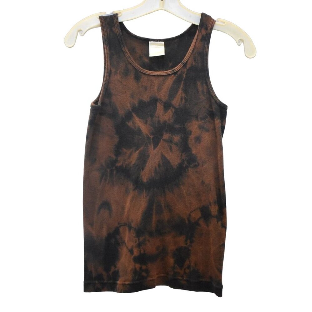 Women's Custom Bleach Dye Tank Top Size L